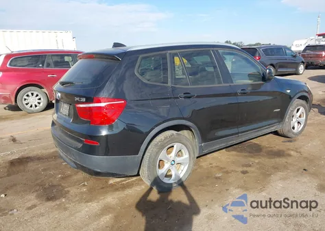 2011 BMW X3 xDrive28I z USA, uszkodzony, nr VIN 5UXWX5C54BLW14379